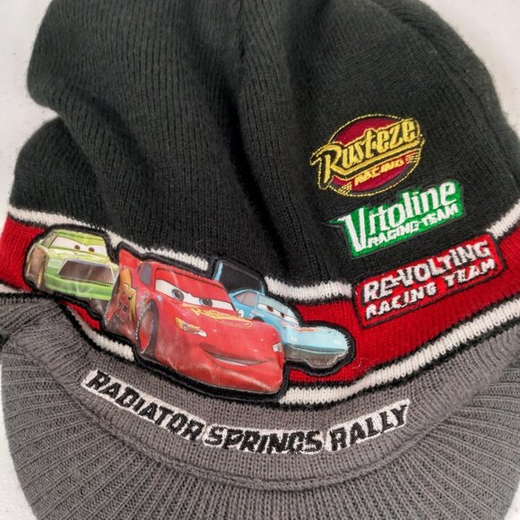 Disney Pixar Cars Beanie Hat Knit Cap Kids 4-16 Radiator Springs Rally Movie - Picture 14 of 16